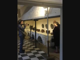 «Смотритель» в Меншиковском дворце.